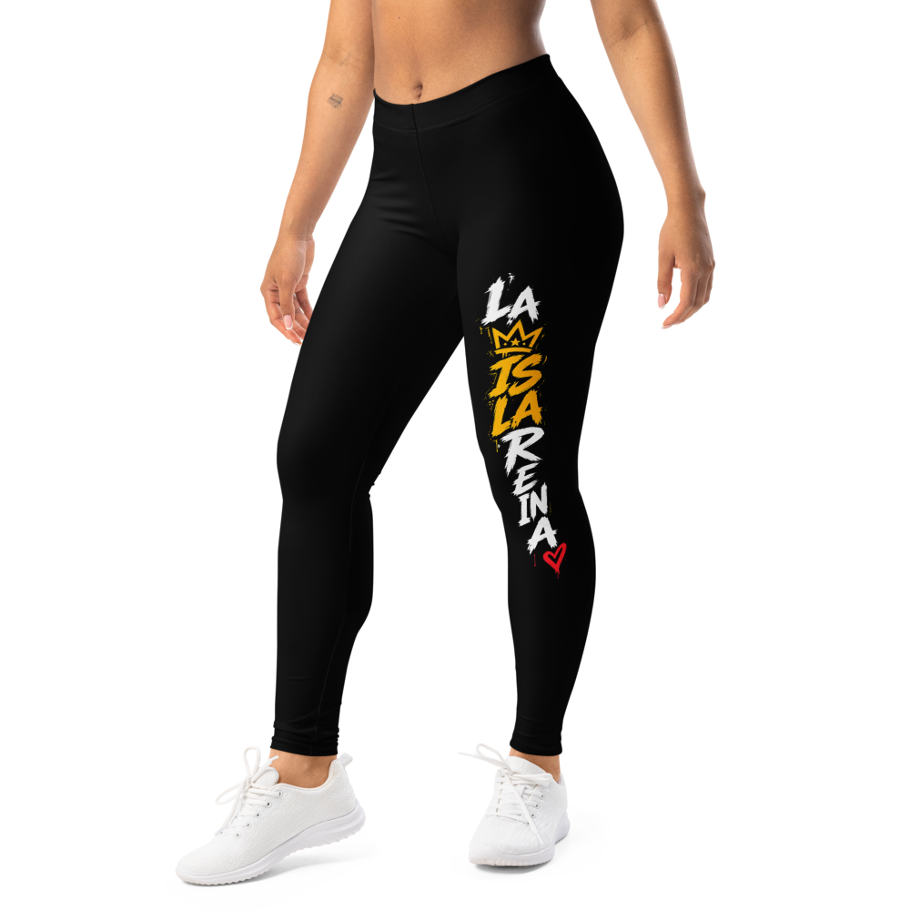 La Isla Reina Script Leggings